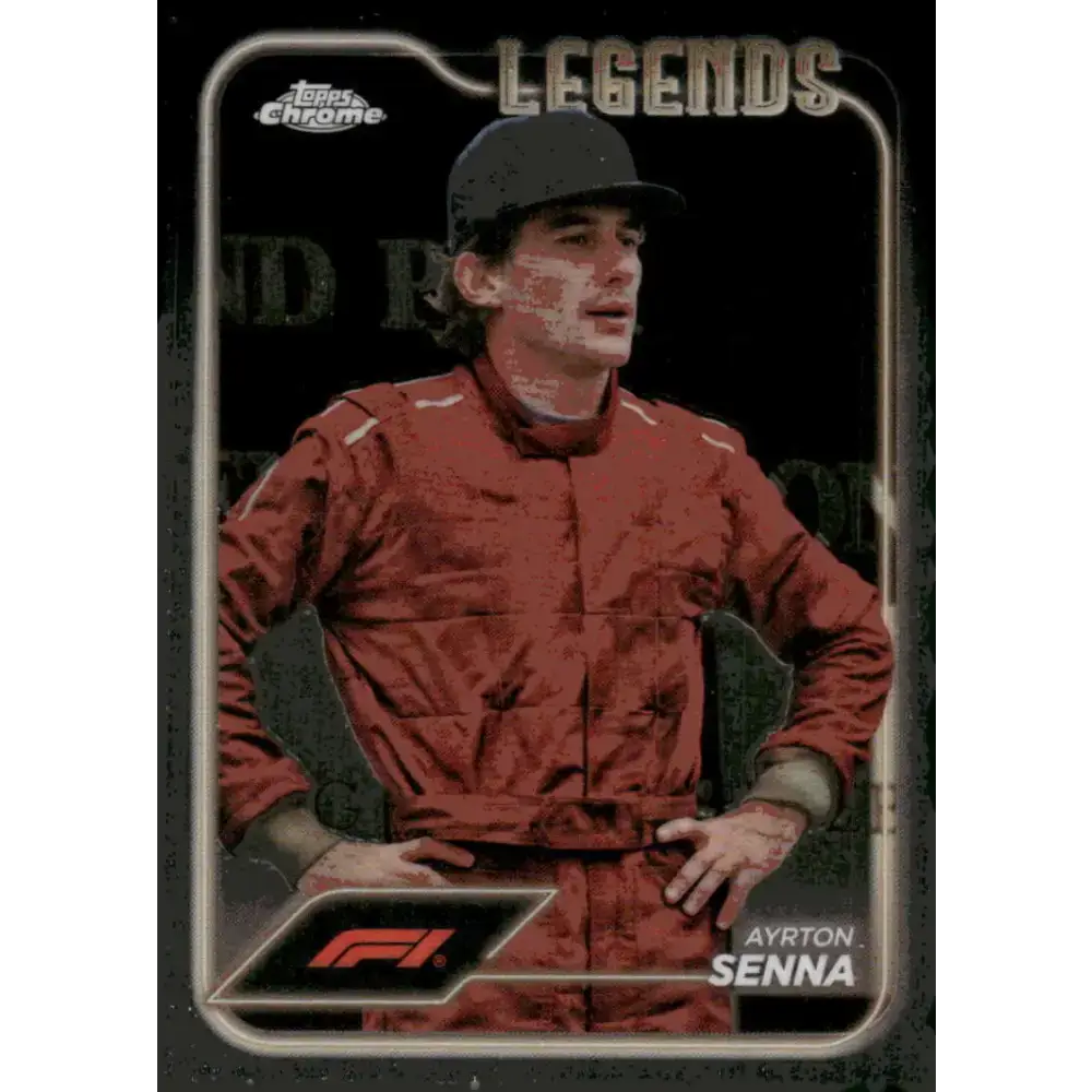 2024 Topps Chrome Formula 1 #188 Ayrton Senna EX Excellent Legend Racing Card - Racing Card Single
