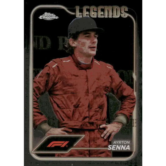 2024 Topps Chrome Formula 1 #188 Ayrton Senna EX Excellent Legend Racing Card - Racing Card Single