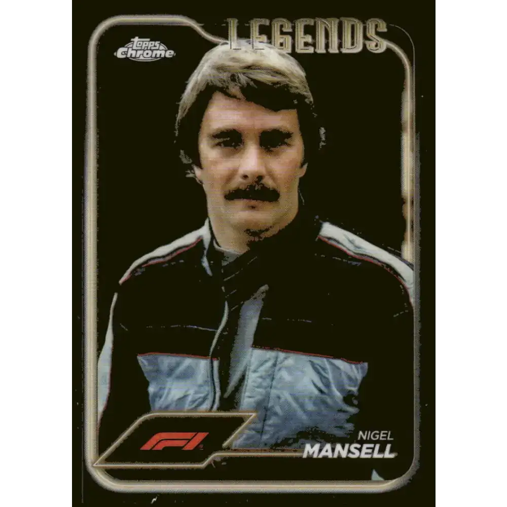 2024 Topps Chrome Formula 1 #189 Nigel Mansell NM-MT Legend Racing Card - Racing Card Single