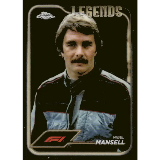 2024 Topps Chrome Formula 1 #189 Nigel Mansell NM-MT Legend Racing Card - Racing Card Single