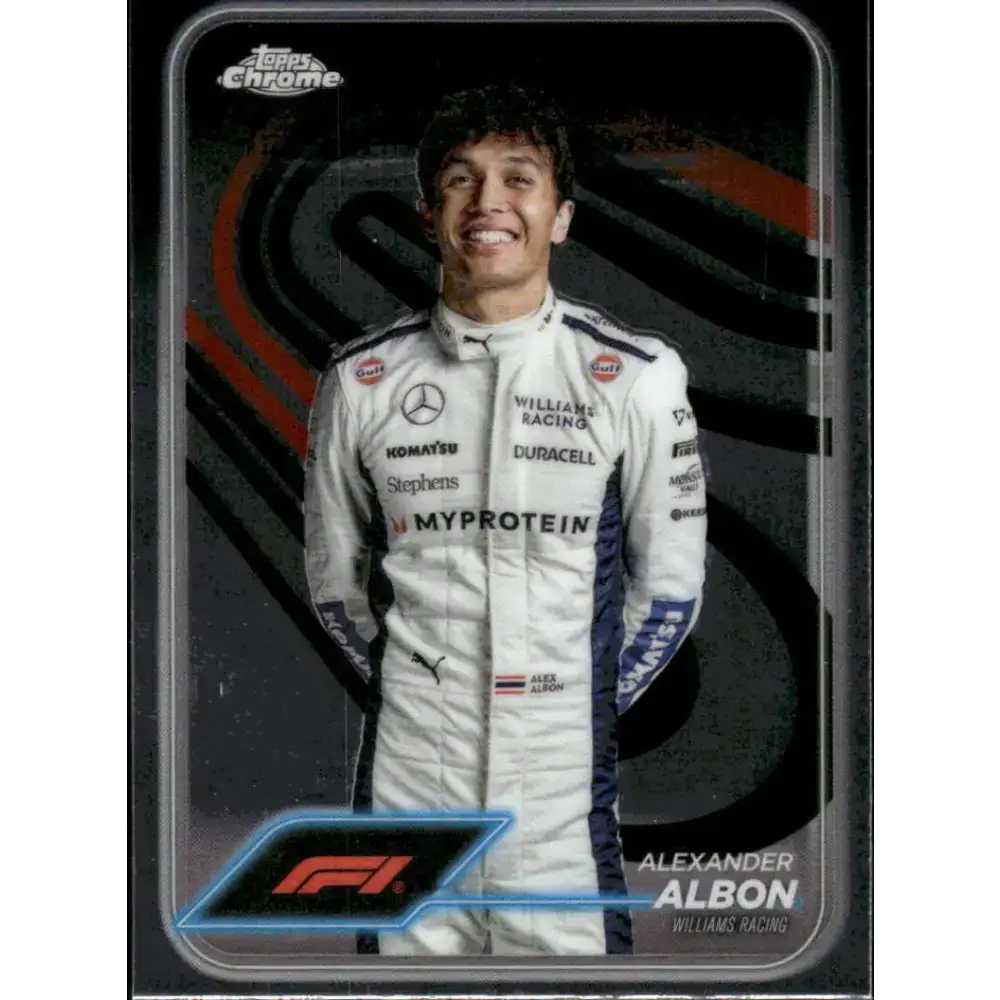 2024 Topps Chrome Formula 1 #19 Alexander Albon NM-MT Williams Racing Racing Card - Racing Card Single