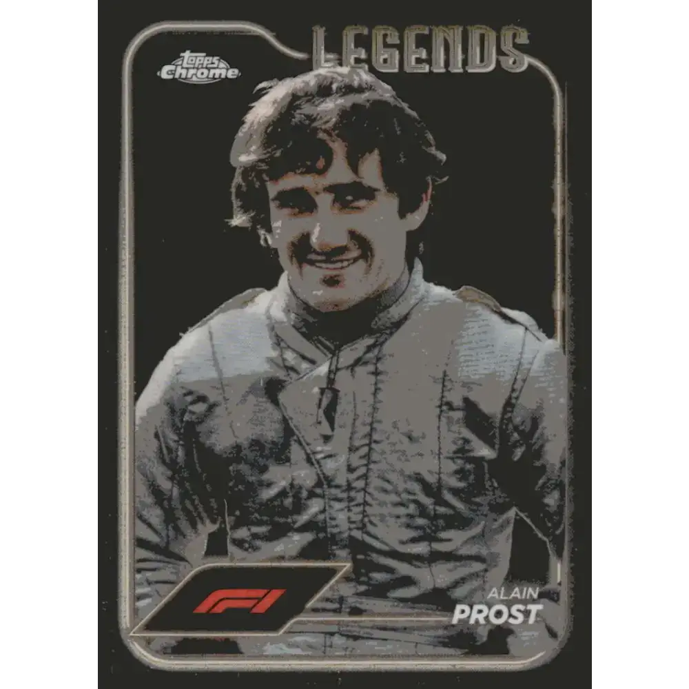 2024 Topps Chrome Formula 1 #190 Alain Prost EX Excellent Legend Racing Card - Racing Card Single
