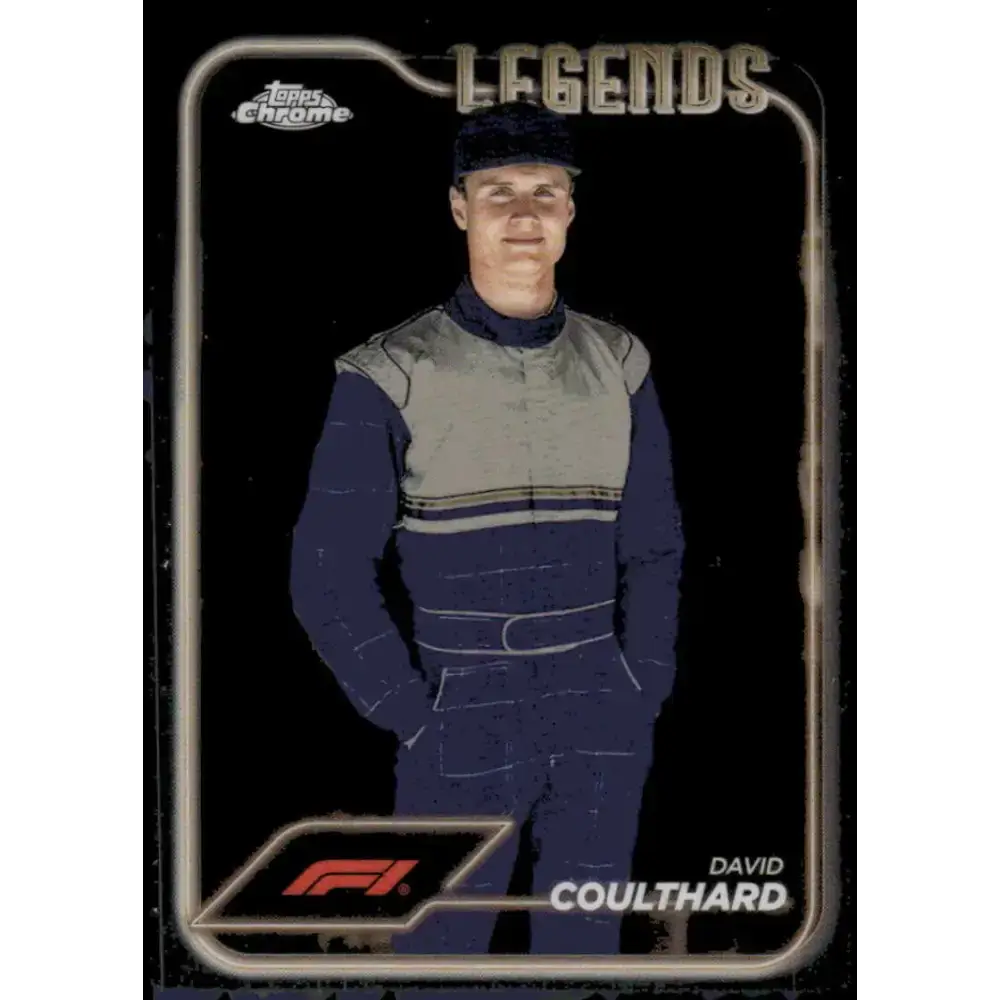 2024 Topps Chrome Formula 1 #191 David Coulthard NM-MT Legend Racing Card - Racing Card Single