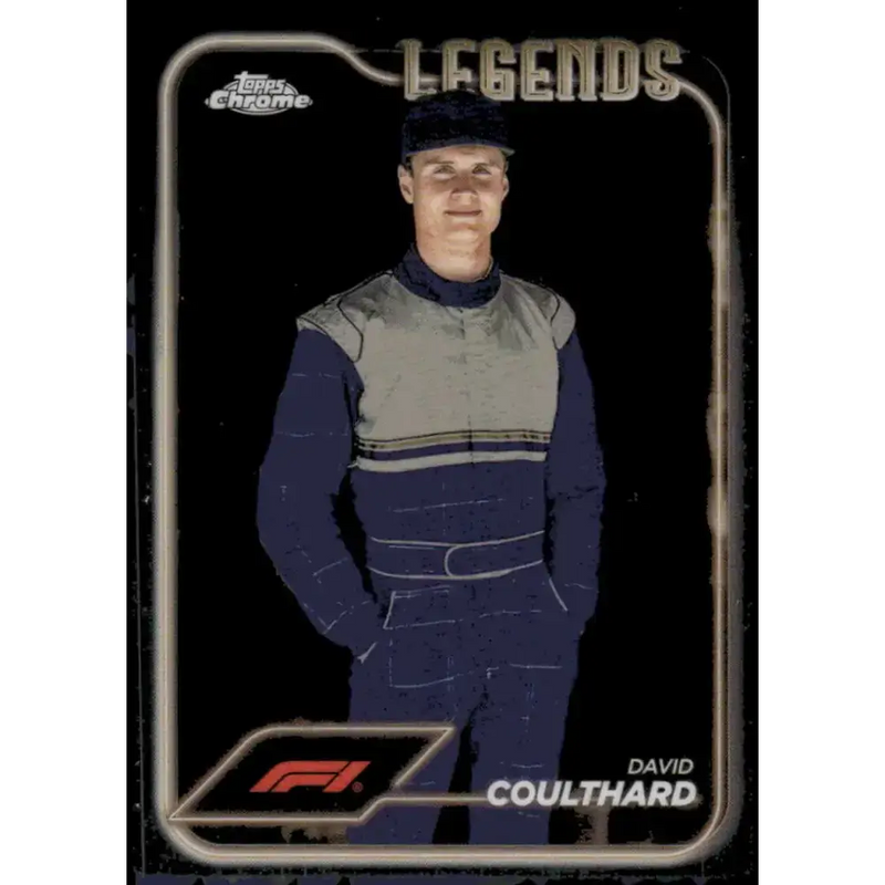 2024 Topps Chrome Formula 1 #191 David Coulthard NM-MT Legend Racing Card - Racing Card Single