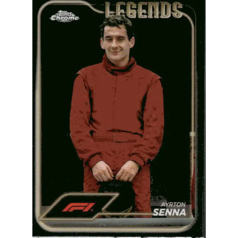 2024 Topps Chrome Formula 1 #193 Ayrton Senna EX Excellent Legend Racing Card - Racing Card Single