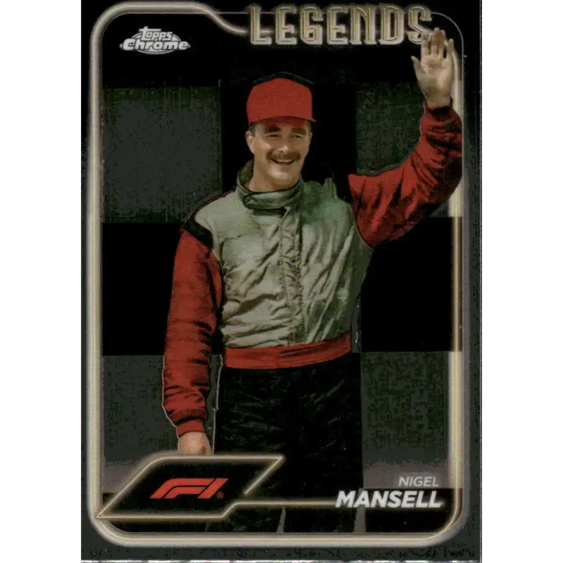 2024 Topps Chrome Formula 1 #194 Nigel Mansell EX Excellent Legend Racing Card - Racing Card Single