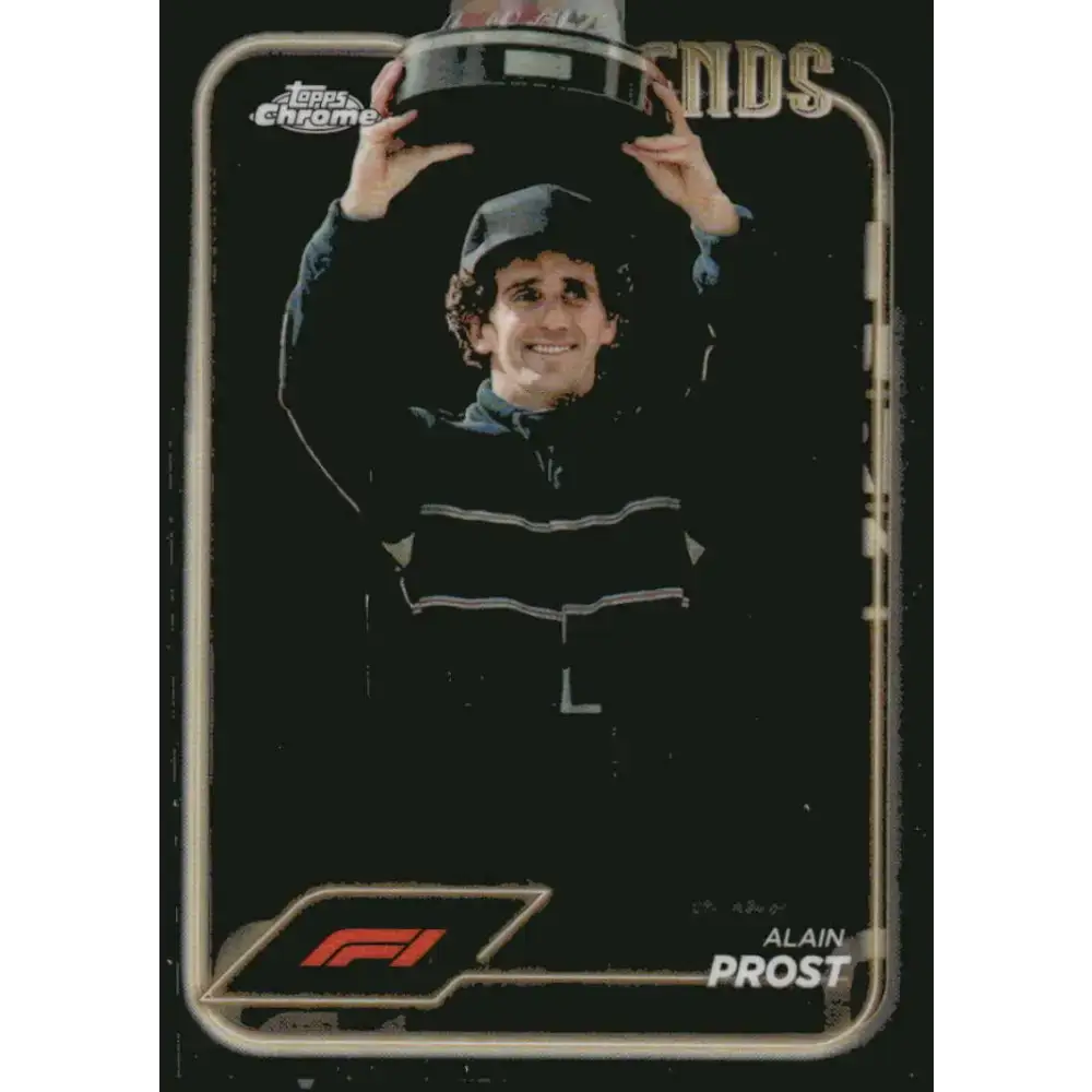 2024 Topps Chrome Formula 1 #195 Alain Prost EX Excellent Legend Racing Card - Racing Card Single