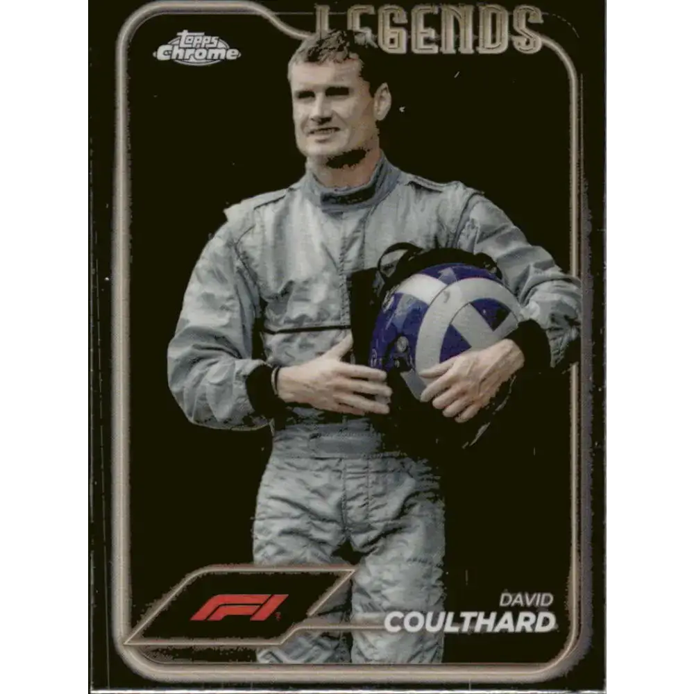 2024 Topps Chrome Formula 1 #196 David Coulthard EX Excellent Legend Racing Card - Racing Card Single