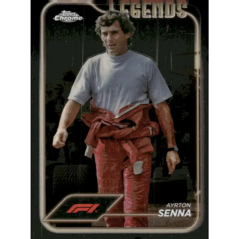 2024 Topps Chrome Formula 1 #198 Ayrton Senna EX Excellent Legend Racing Card - Racing Card Single