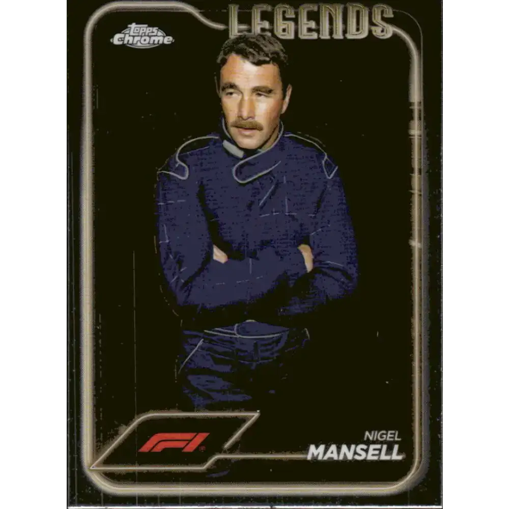 2024 Topps Chrome Formula 1 #199 Nigel Mansell NM-MT Legend Racing Card - Racing Card Single
