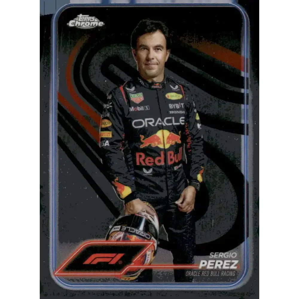 2024 Topps Chrome Formula 1 #2 Sergio Perez EX Excellent Oracle Red Bull Racing Racing Card - Racing Card Single