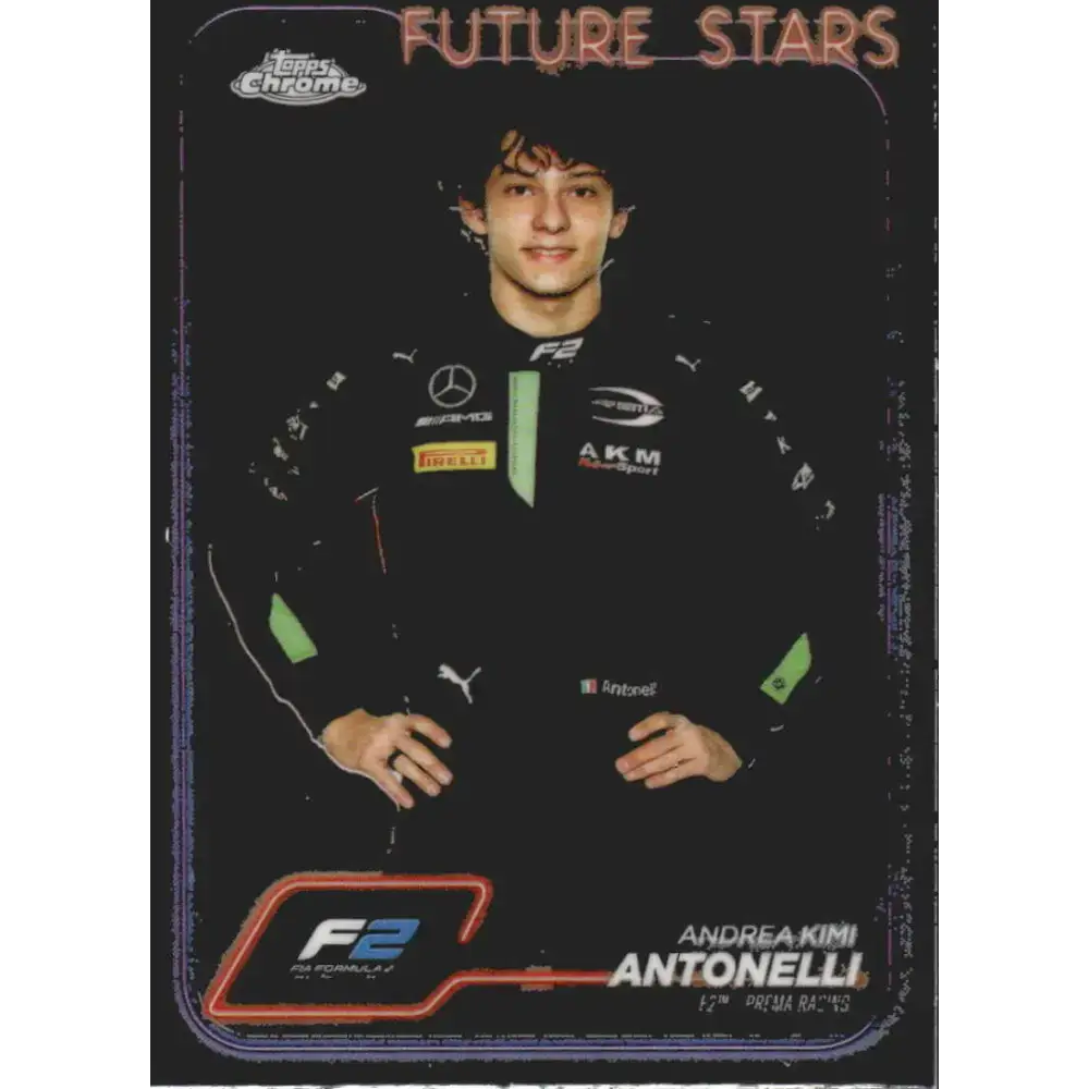 2024 Topps Chrome Formula 1 #22 Andrea Kimi Antonelli NM-MT F2 - PREMA Racing Racing Card - Racing Card Single