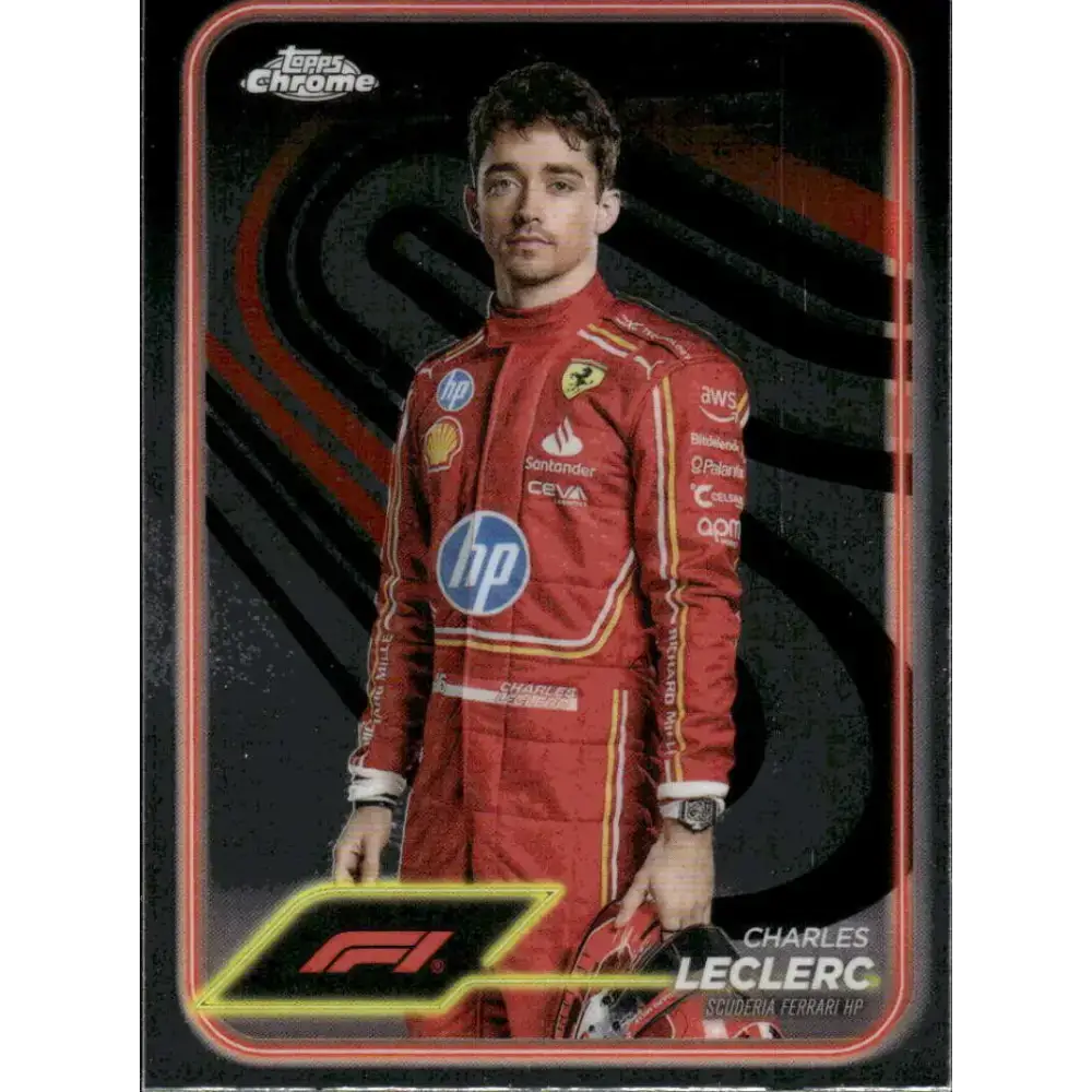 2024 Topps Chrome Formula 1 #3 Charles Leclerc EX Excellent Scuderia Ferrari HP Racing Card - Racing Card Single