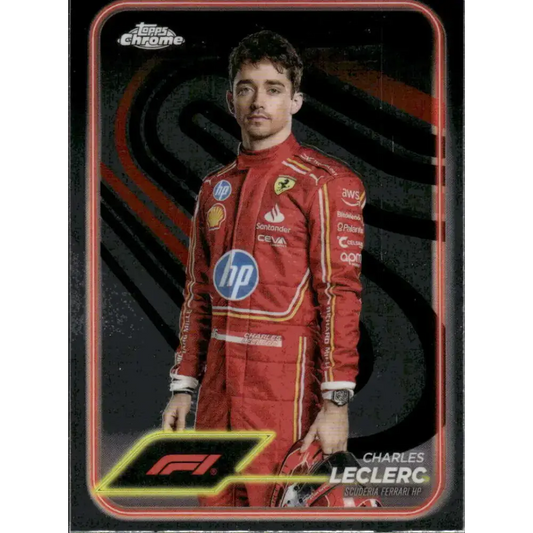 2024 Topps Chrome Formula 1 #3 Charles Leclerc EX Excellent Scuderia Ferrari HP Racing Card