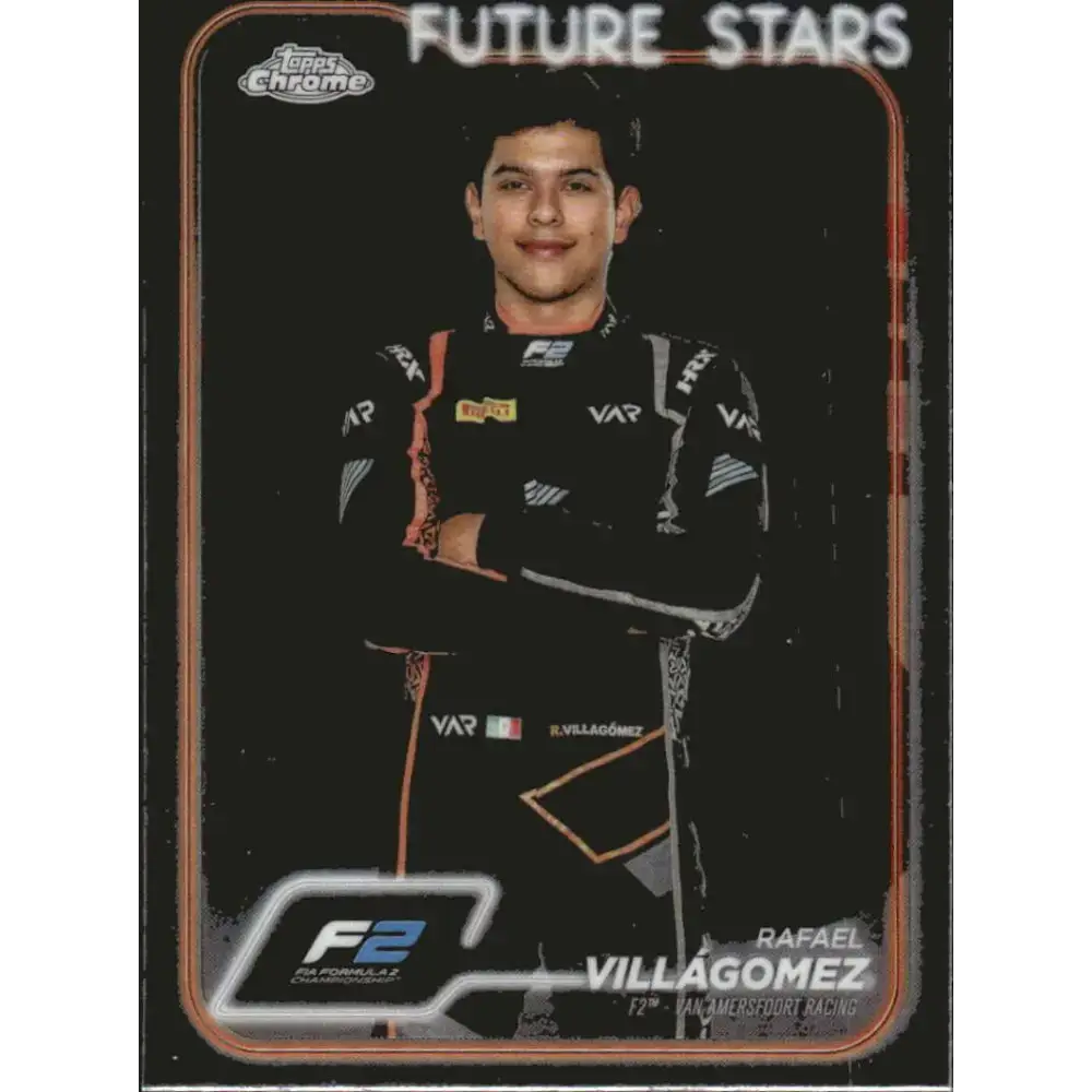 2024 Topps Chrome Formula 1 #40 Rafael Villagomez EX Excellent F2 - Van Amersfoort Racing Racing Card - Racing Card