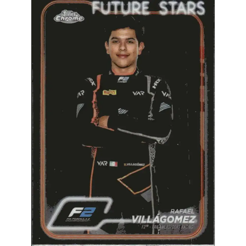 2024 Topps Chrome Formula 1 #40 Rafael Villagomez EX Excellent F2 - Van Amersfoort Racing Racing Card - Racing Card