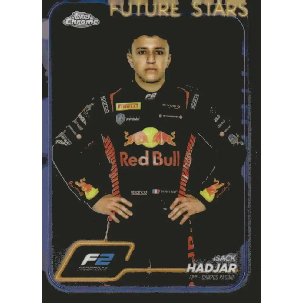 2024 Topps Chrome Formula 1 #41 Isack Hadjar EX Excellent F2 - Campos Racing Racing Card - Racing Card Single
