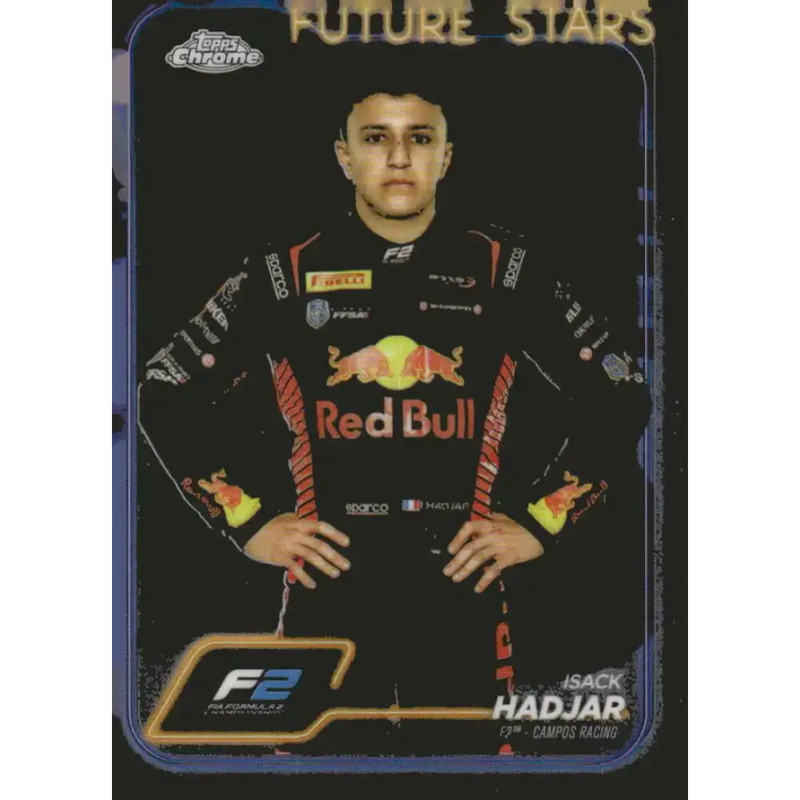 2024 Topps Chrome Formula 1 #41 Isack Hadjar EX Excellent F2 - Campos Racing Racing Card - Racing Card Single