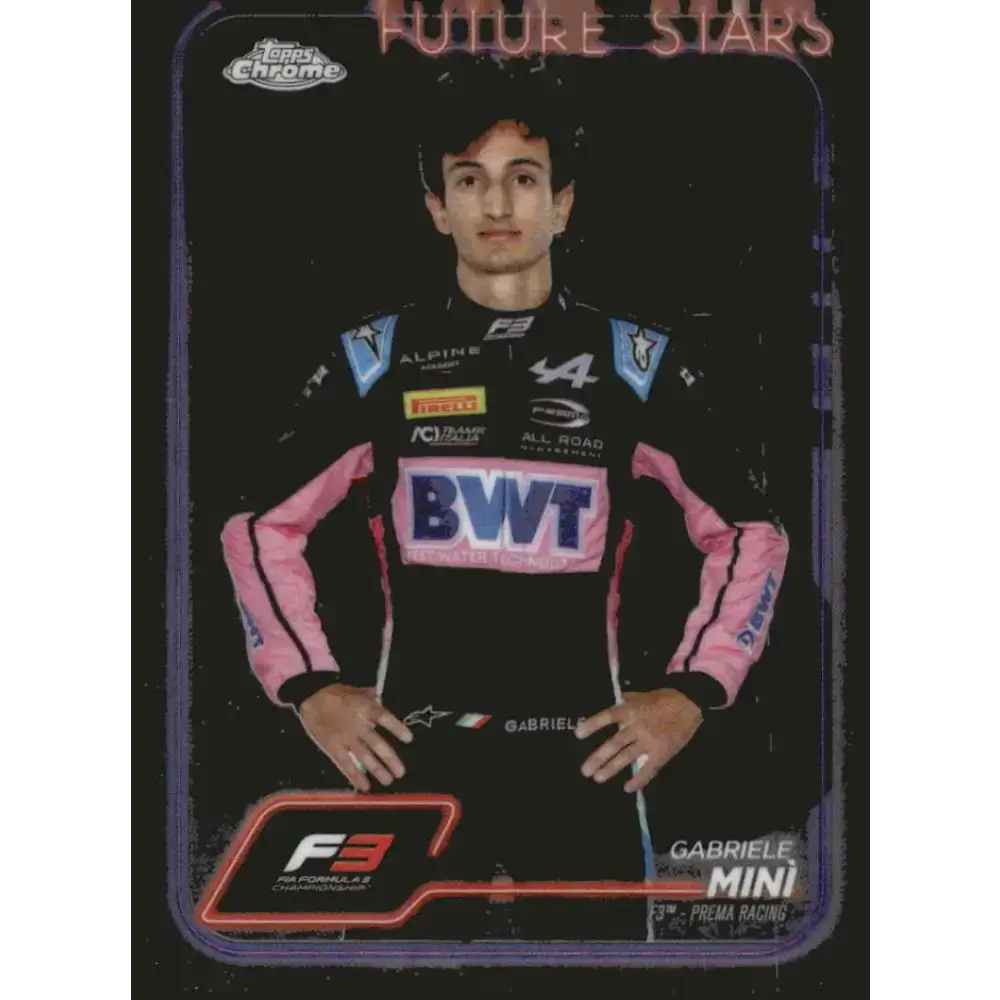 2024 Topps Chrome Formula 1 #44 Gabriele Mini NM-MT F3 - PREMA Racing Racing Card - Racing Card Single