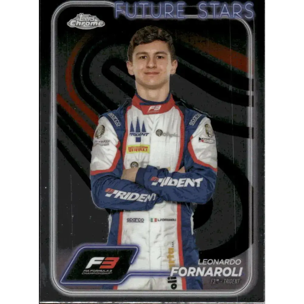 2024 Topps Chrome Formula 1 #46 Leonardo Fornaroli NM-MT F3 - Trident Racing Card - Racing Card Single