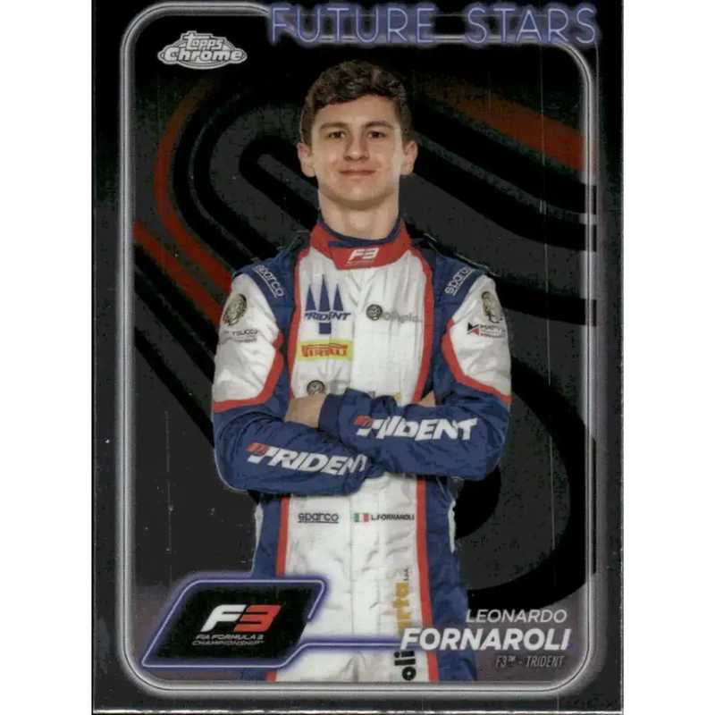 2024 Topps Chrome Formula 1 #46 Leonardo Fornaroli NM-MT F3 - Trident Racing Card - Racing Card Single