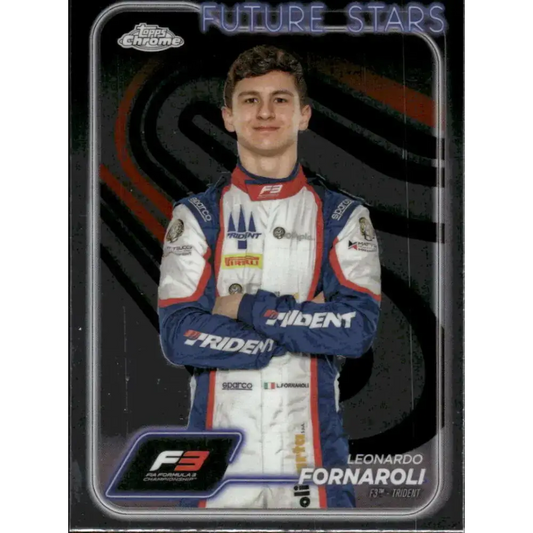 2024 Topps Chrome Formula 1 #46 Leonardo Fornaroli NM-MT F3 - Trident Racing Card - Racing Card Single