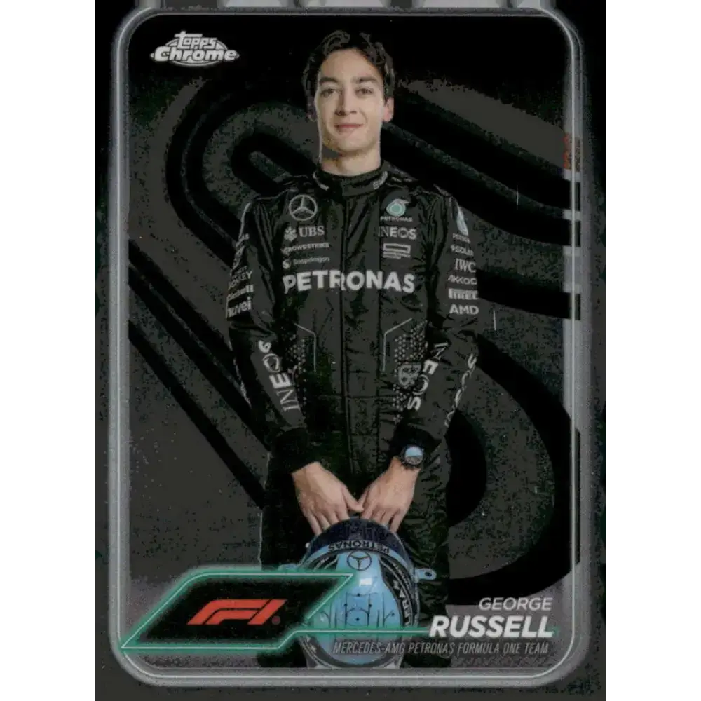 2024 Topps Chrome Formula 1 #5 George Russell NM-MT Mercedes-AMG Petronas Formula One Team Racing Card - Racing Card