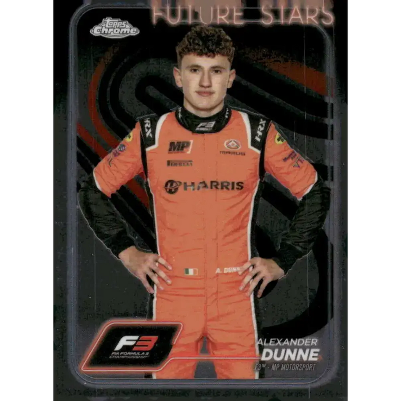 2024 Topps Chrome Formula 1 #51 Alexander Dunne EX Excellent F3 - MP Motorsport Racing Card - Racing Card Single