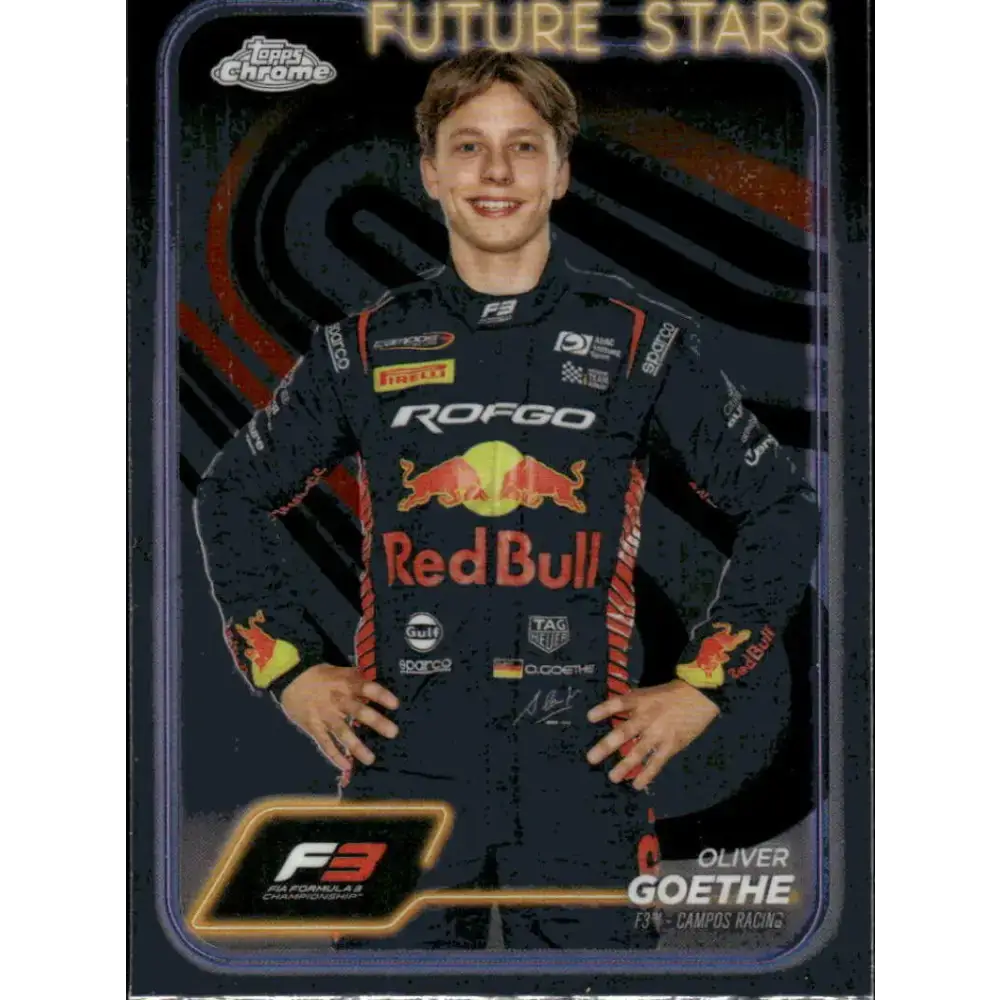 2024 Topps Chrome Formula 1 #52 Oliver Goethe EX Excellent F3 - Campos Racing Racing Card