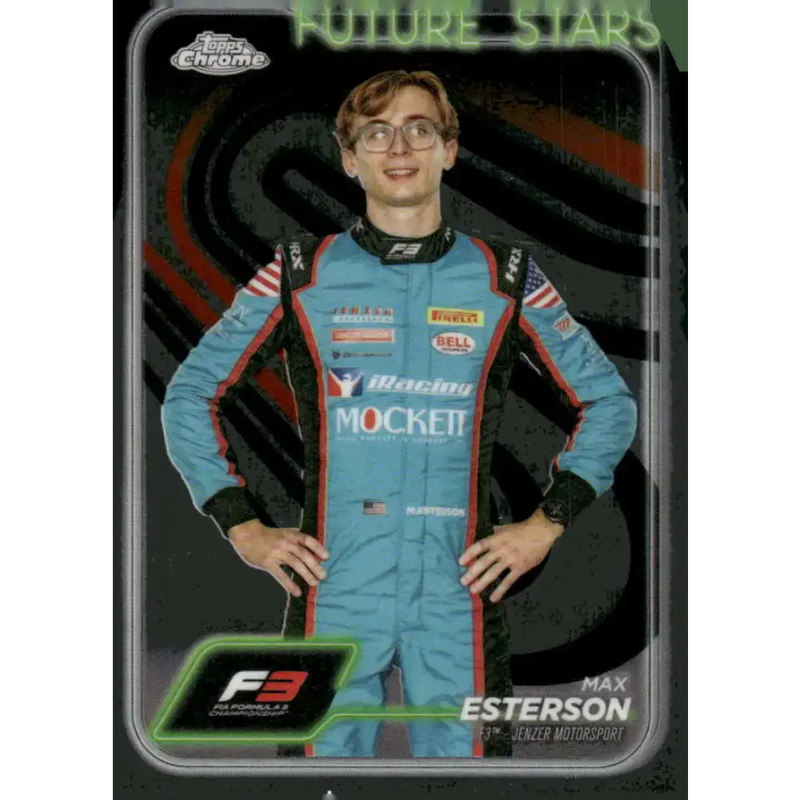 2024 Topps Chrome Formula 1 #59 Max Esterson NM-MT F3 - Jenzer Motorsport Racing Card - Racing Card Single