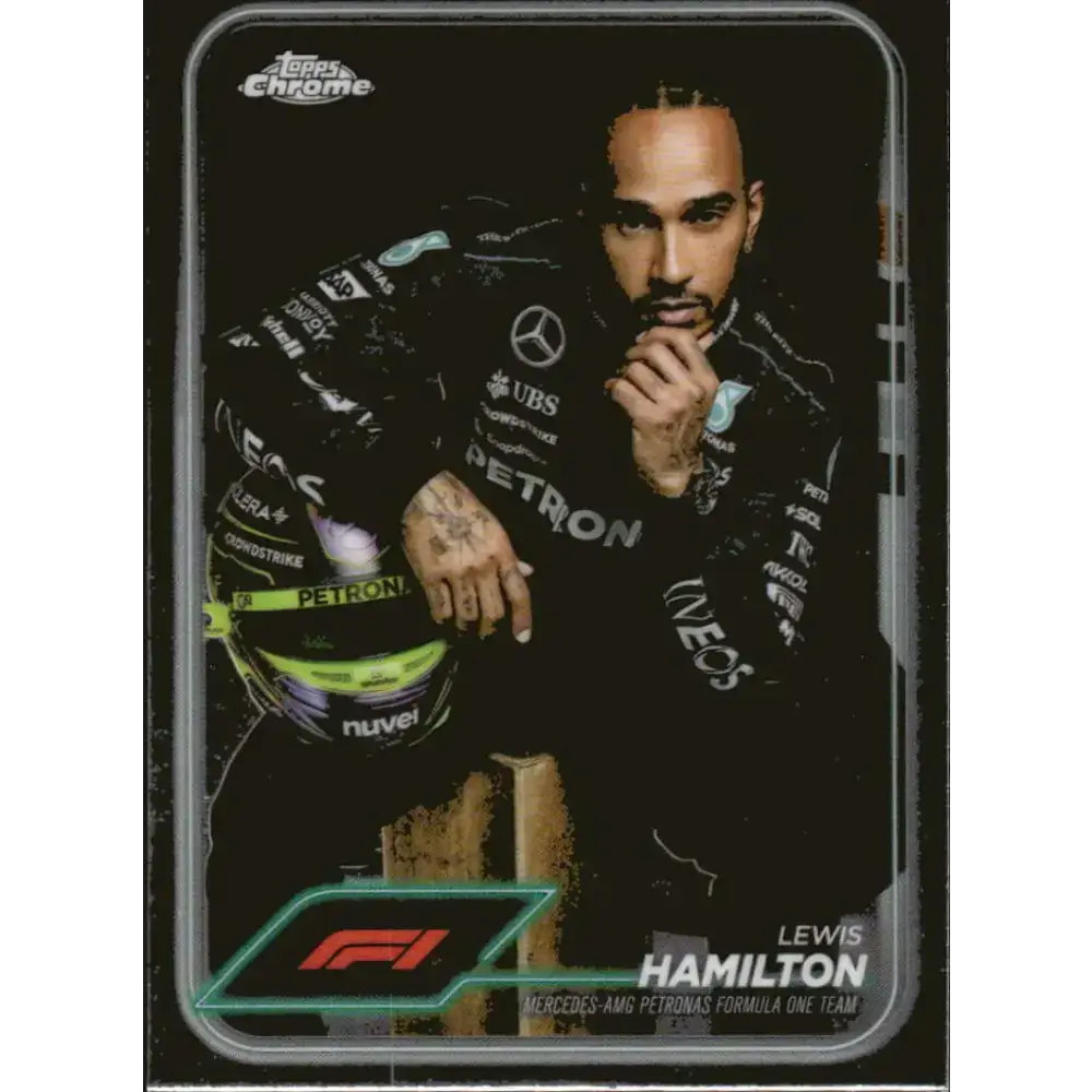 2024 Topps Chrome Formula 1 #6 Lewis Hamilton NM-MT Mercedes-AMG Petronas Formula One Team Racing Card - Racing Card