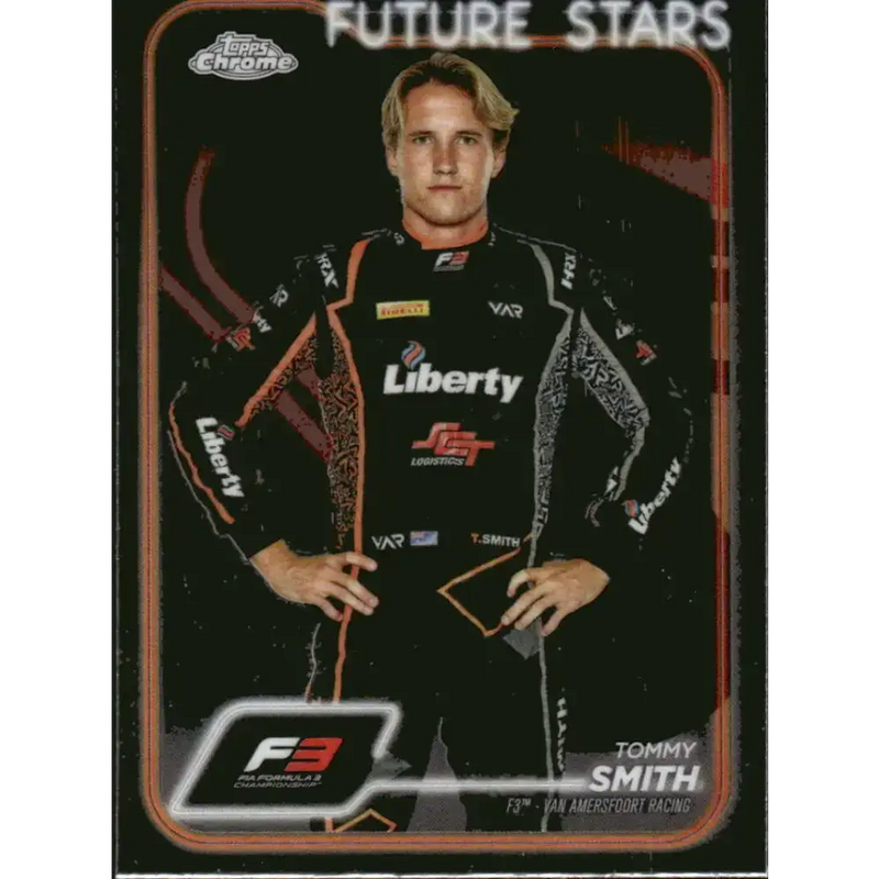 2024 Topps Chrome Formula 1 #63 Tommy Smith EX Excellent F3 - Van Amersfoort Racing Racing Card - Racing Card Single