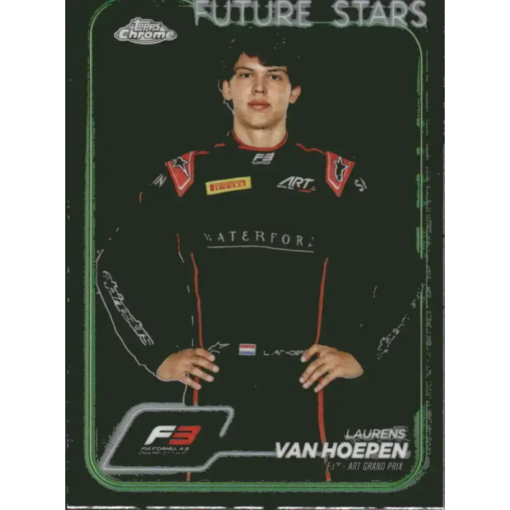 2024 Topps Chrome Formula 1 #65 Laurens van Hoepen EX Excellent F3 - ART Grand Prix Racing Card - Racing Card Single