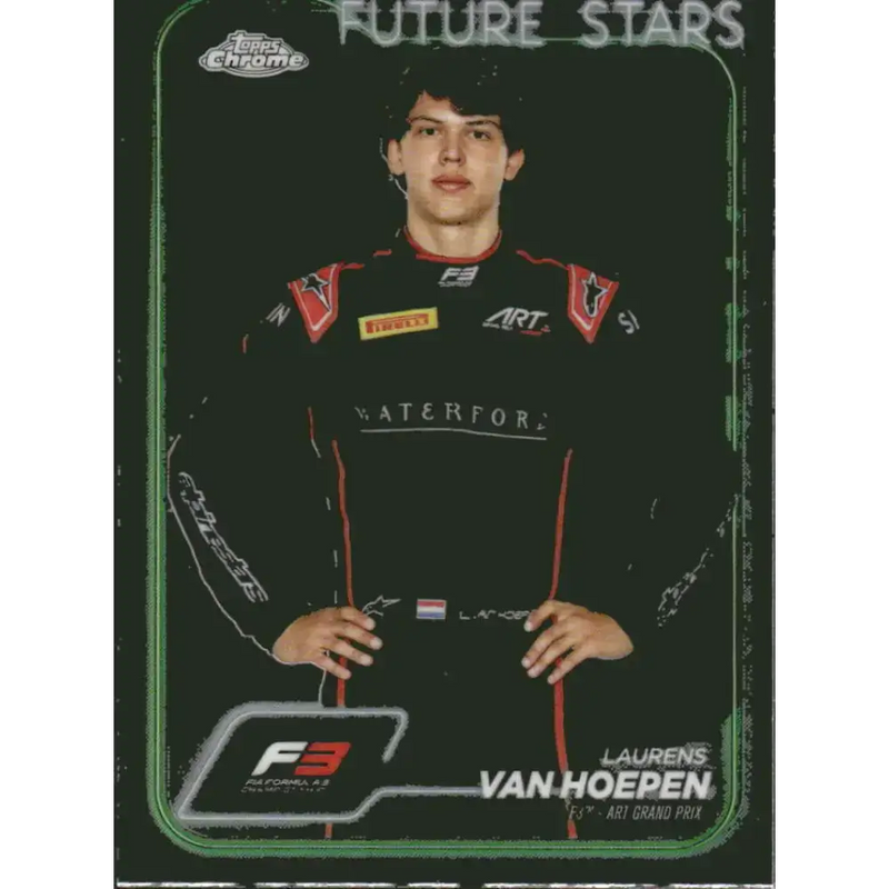 2024 Topps Chrome Formula 1 #65 Laurens van Hoepen EX Excellent F3 - ART Grand Prix Racing Card - Racing Card Single