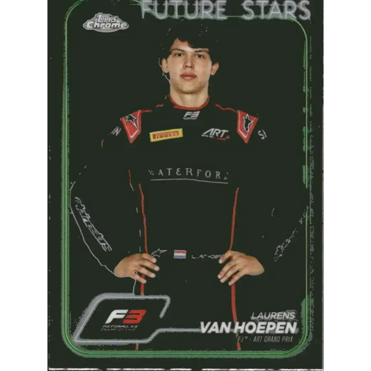 2024 Topps Chrome Formula 1 #65 Laurens van Hoepen NM-MT F3 - ART Grand Prix Racing Card - Racing Card Single