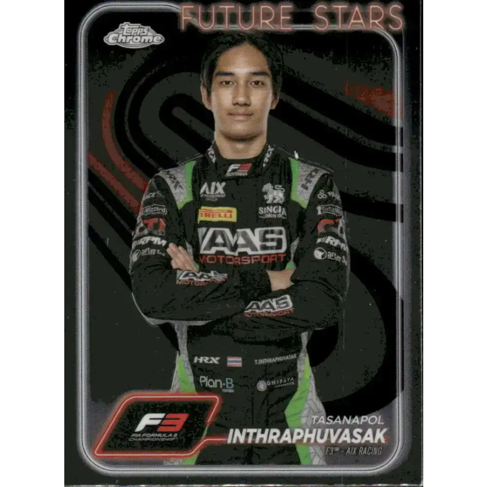 2024 Topps Chrome Formula 1 #67 Tasanapol Inthraphuvasak NM-MT F3 - AIX Racing Racing Card - Racing Card Single