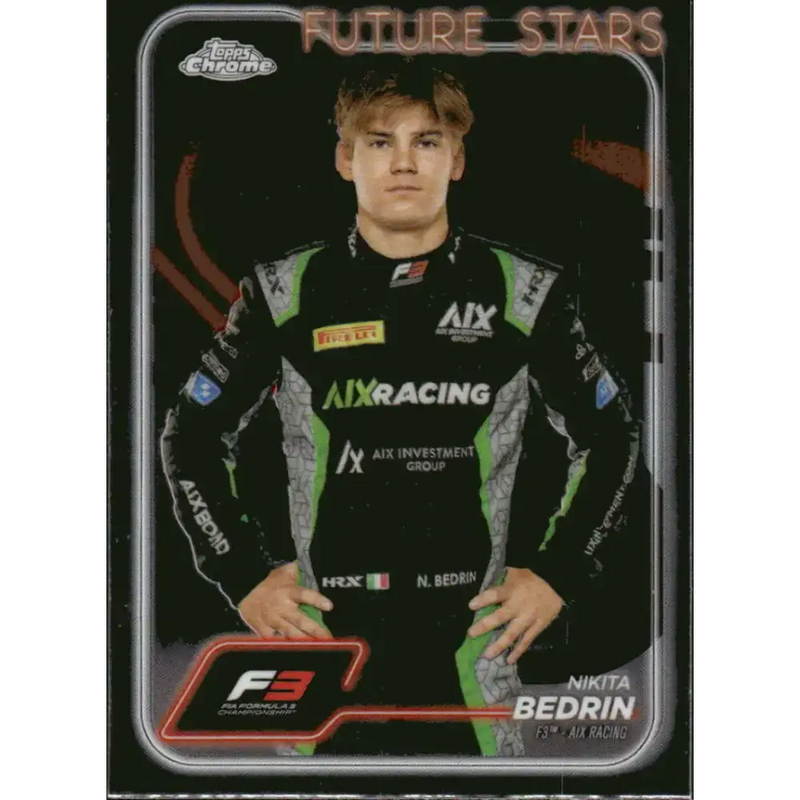 2024 Topps Chrome Formula 1 #68 Nikita Bedrin EX Excellent F3 - AIX Racing Racing Card - Racing Card Single