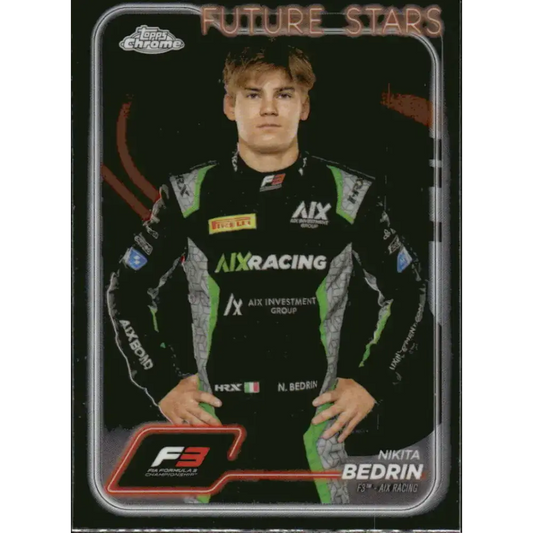 2024 Topps Chrome Formula 1 #68 Nikita Bedrin NM-MT F3 - AIX Racing Racing Card - Racing Card Single
