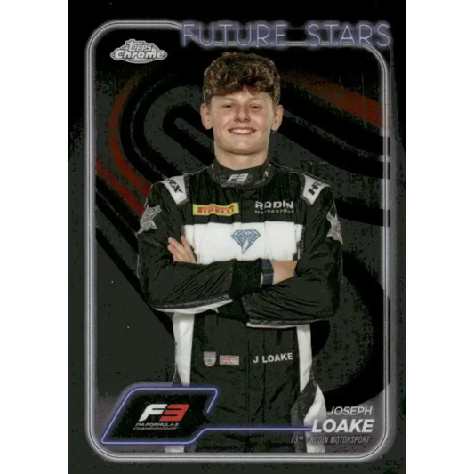 2024 Topps Chrome Formula 1 #71 Joseph Loake NM-MT F3 - Rodin Motorsport Racing Card - Racing Card Single