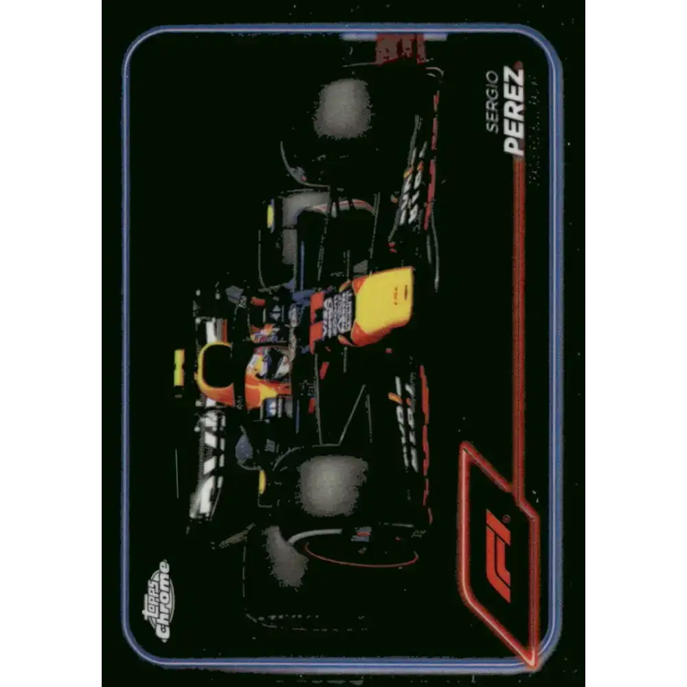 2024 Topps Chrome Formula 1 #74 Sergio Perez EX Excellent Oracle Red Bull Racing Racing Card