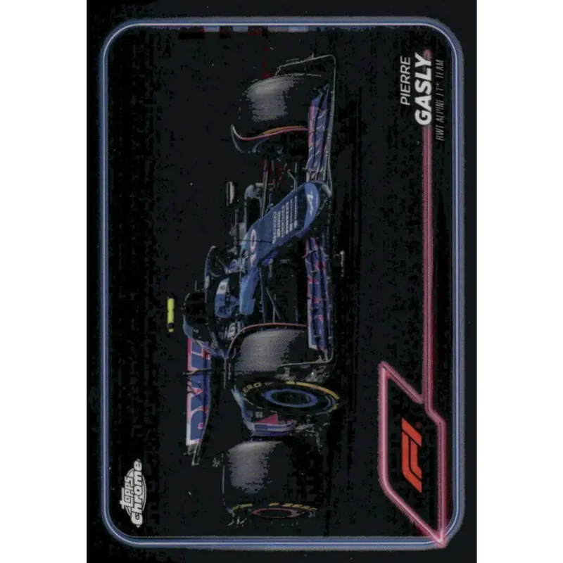 2024 Topps Chrome Formula 1 #82 Pierre Gasly NM-MT BWT Alpine F1 Team Racing Card - Racing Card Single