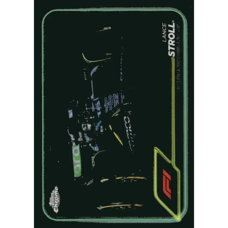 2024 Topps Chrome Formula 1 #84 Lance Stroll EX Excellent Aston Martin Aramco Formula One Team Racing Card - Racing