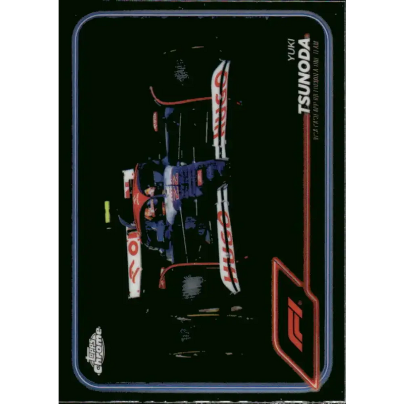 2024 Topps Chrome Formula 1 #89 Yuki Tsunoda NM-MT Visa Cash App RB Formula One Team Racing Card - Racing Card Single