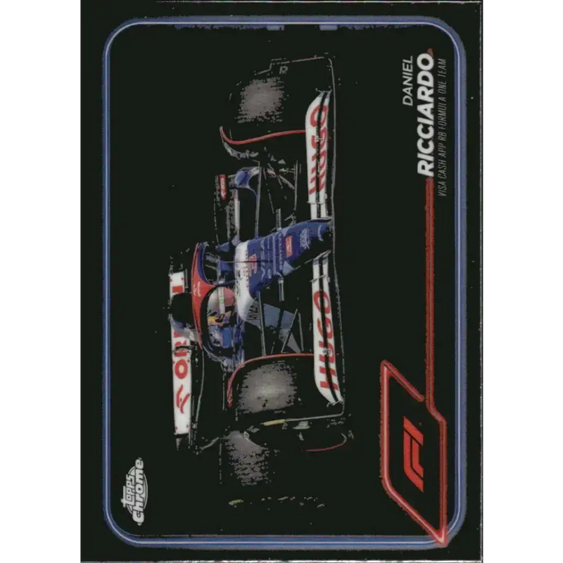 2024 Topps Chrome Formula 1 #90 Daniel Ricciardo EX Excellent Visa Cash App RB Formula One Team Racing Card - Racing