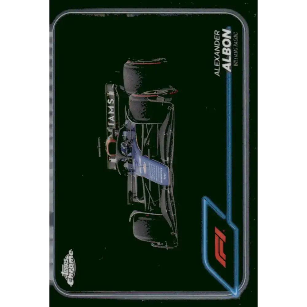 2024 Topps Chrome Formula 1 #91 Alexander Albon EX Excellent Williams Racing Racing Card - Racing Card Single