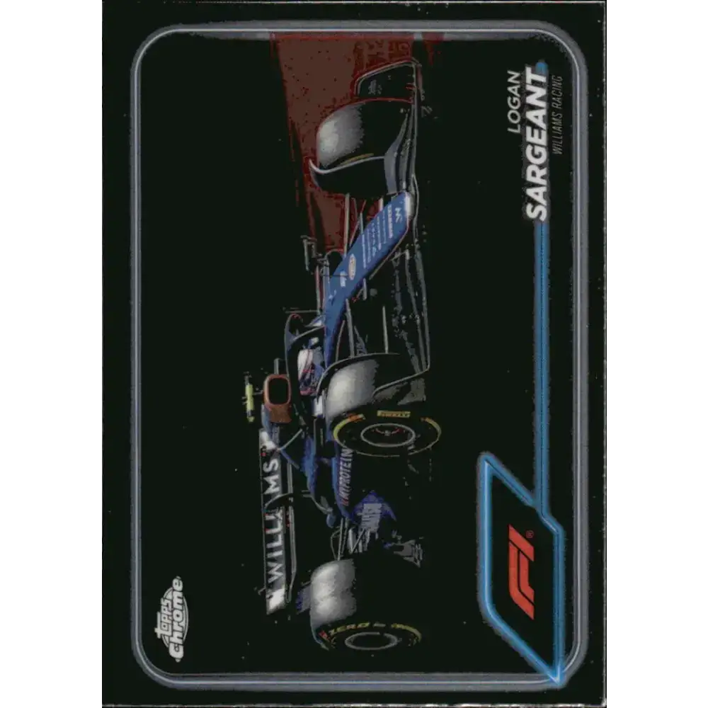 2024 Topps Chrome Formula 1 #92 Logan Sargeant EX Excellent Williams Racing Racing Card - Racing Card Single