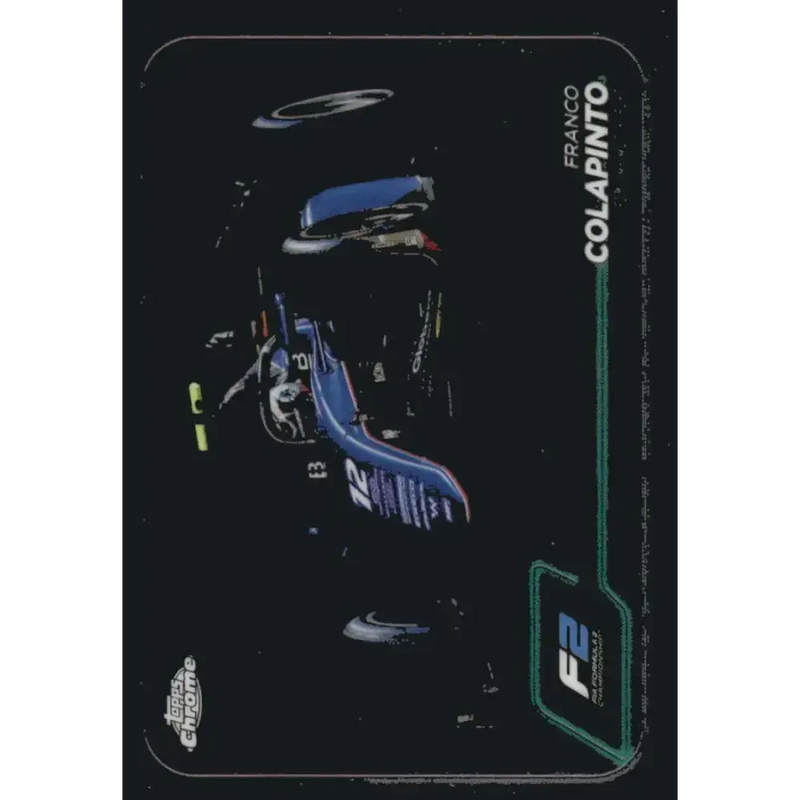 2024 Topps Chrome Formula 1 #96 Franco Colapinto EX Excellent F2 - MP Motorsport Racing Card - Racing Card Single