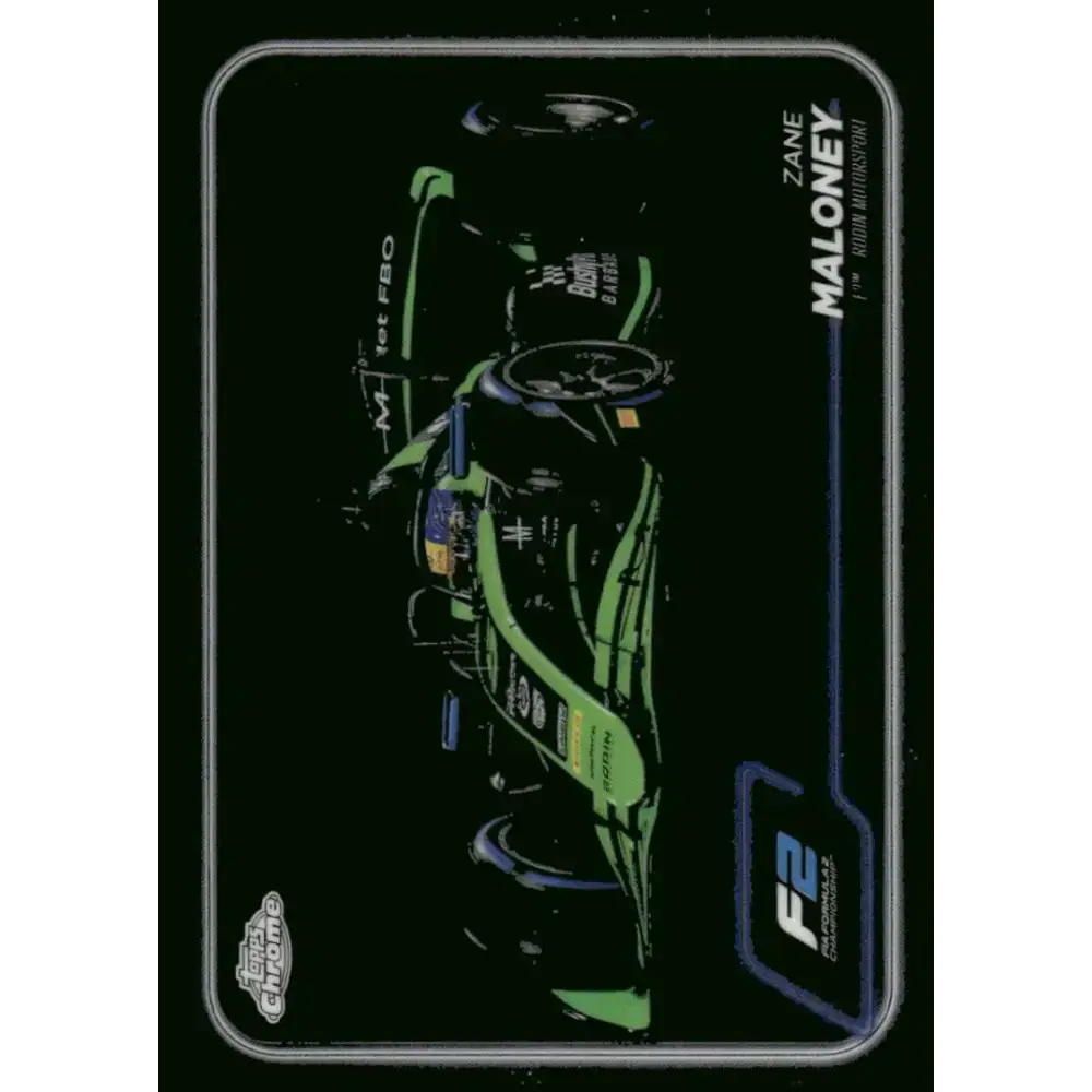 2024 Topps Chrome Formula 1 #97 Zane Maloney NM-MT F2 - Rodin Motorsport Racing Card - Racing Card Single