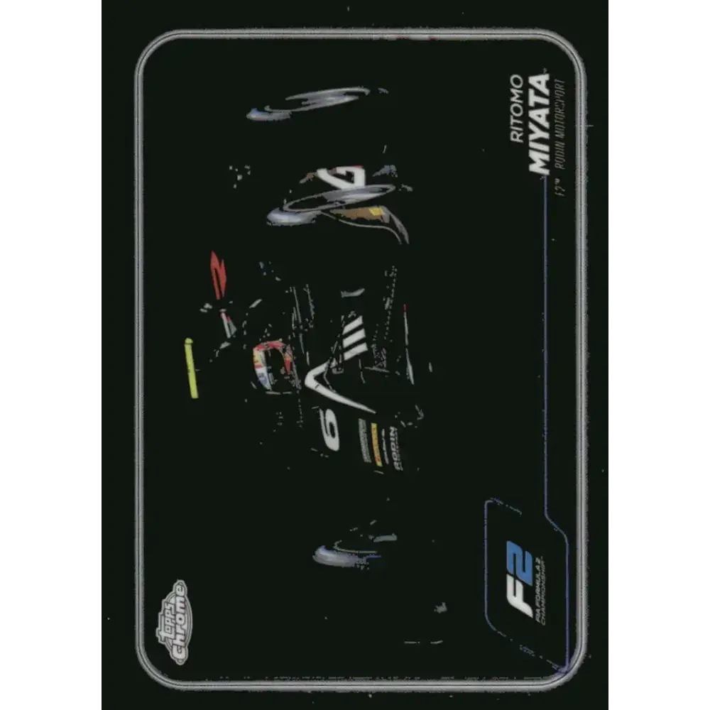 2024 Topps Chrome Formula 1 #98 Ritomo Miyata EX Excellent F2 - Rodin Motorsport Racing Card - Racing Card Single