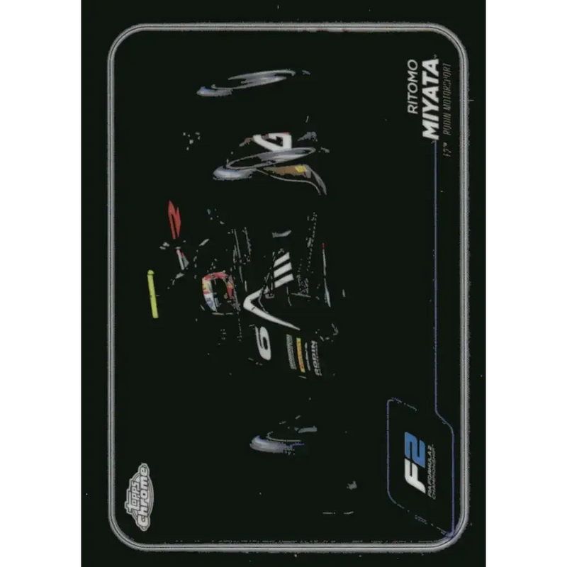 2024 Topps Chrome Formula 1 #98 Ritomo Miyata EX Excellent F2 - Rodin Motorsport Racing Card - Racing Card Single